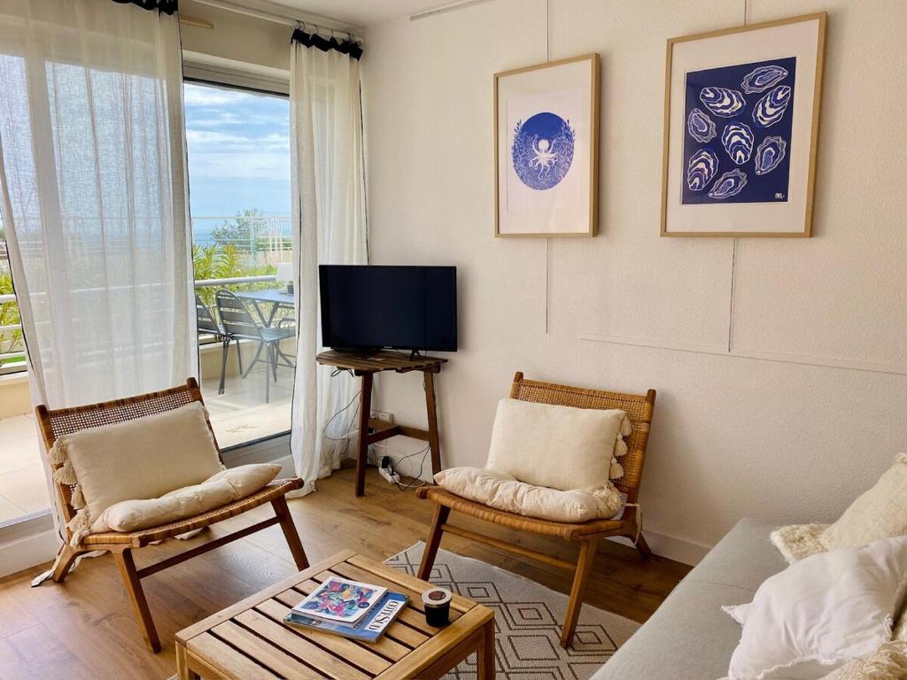 "Azur" T3 vue mer, Parking, Clim, Terrasse, Wifi ! - 2