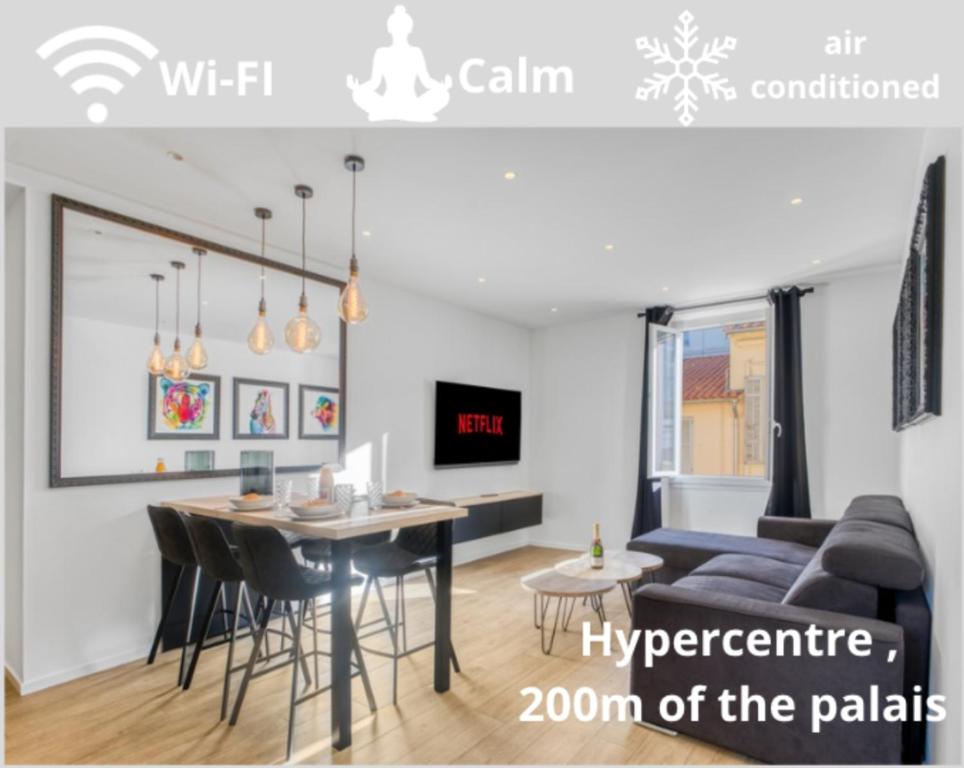 F4 Notre-Dame , Hypercentre à 2 minutes du Palais des congrès, Cannes