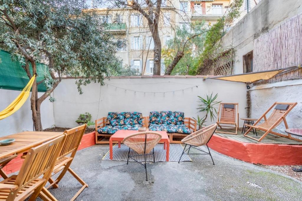 Un appartement au centre-ville avec cour privé de 35m - 1
