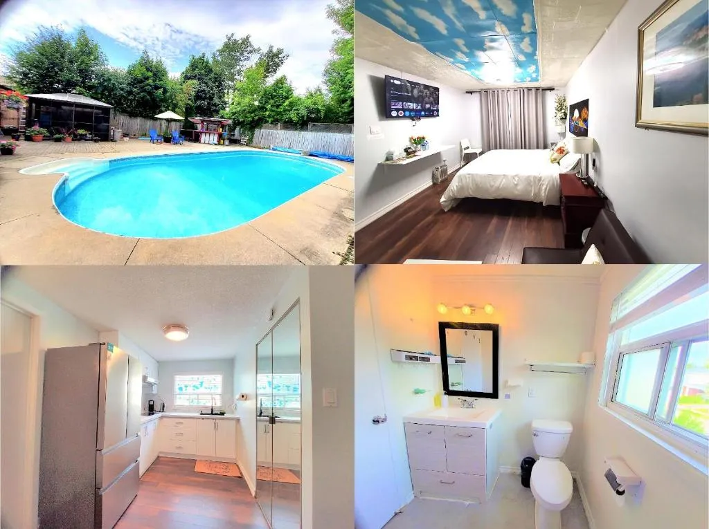 Cozy and quiet house with swimming pool，位于多伦多的酒店