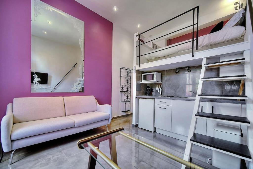 Studio Paulette mezzanine - 500m FROM THE BEACH, Cannes
