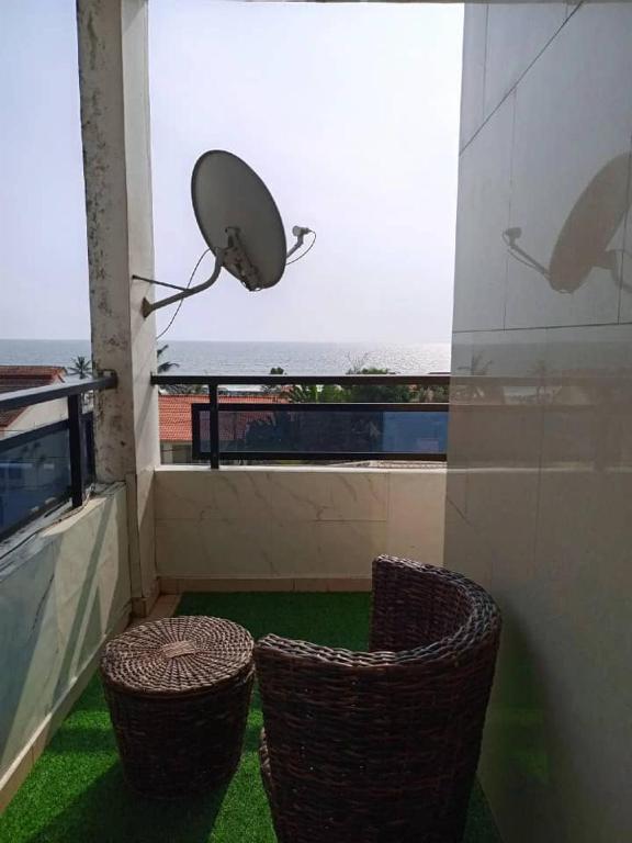 Studio meublé vue sur mer, Pointe-Noire