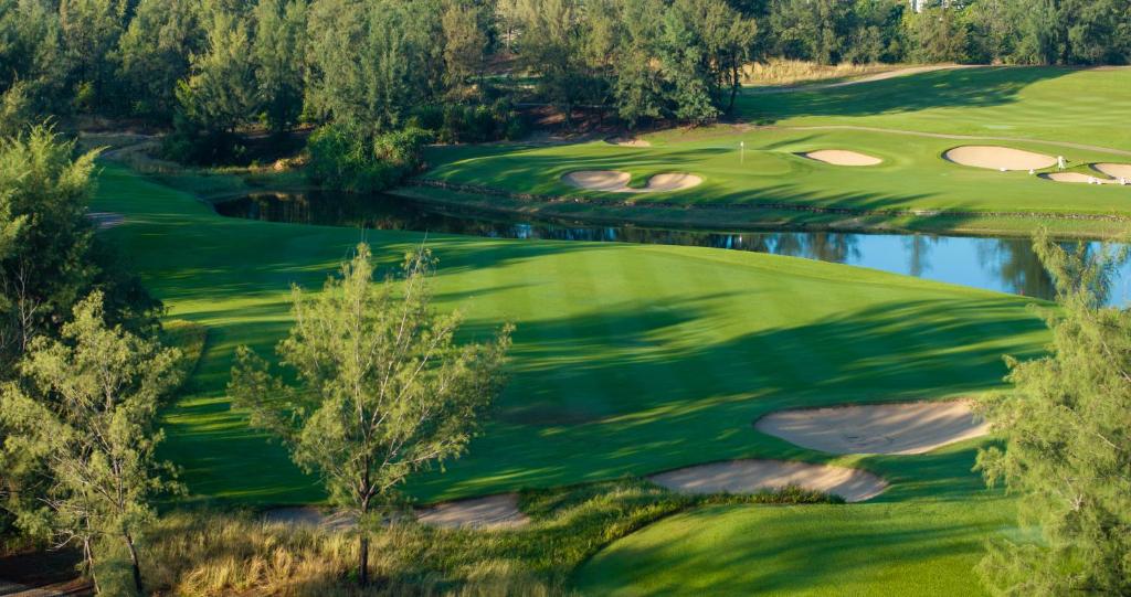 Golfplatz vor Ort