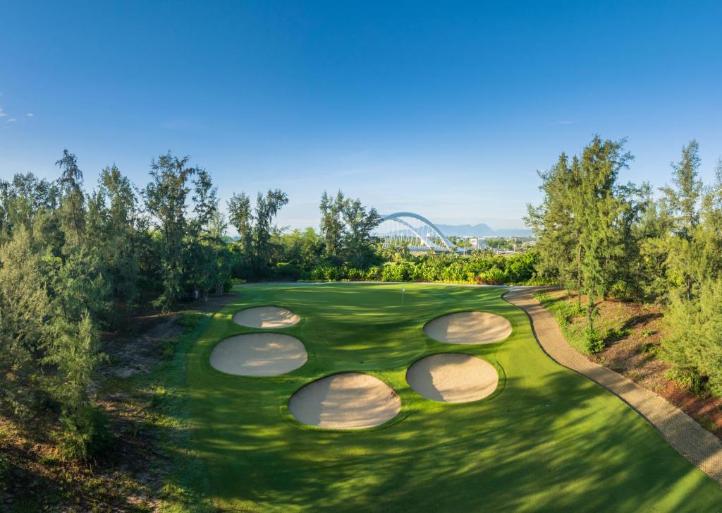 Golfplatz vor Ort