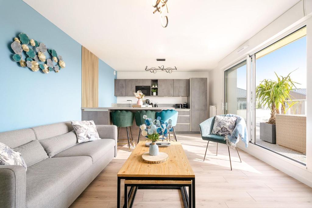 Appartement saint malo neuf, 2 chambres, terrasse, garage - 1