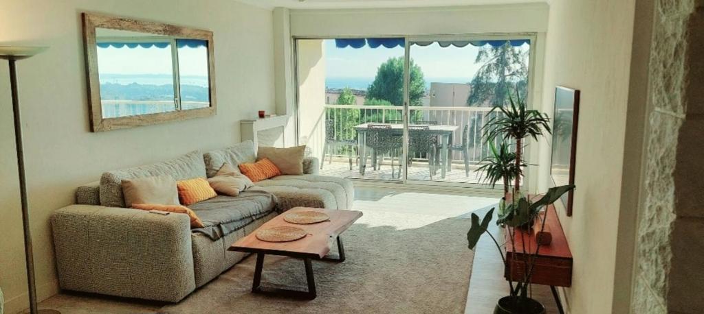Terrasses de la Corniche, 2p 65m2 spacieux, terrasses mer & montagne, piscine et parking privé - 3