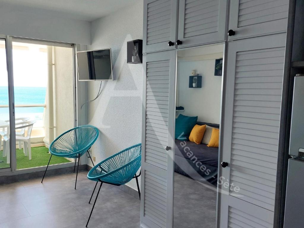 T2 4 personnes avec balcon vue mer tout equipe - 5