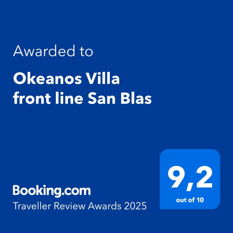 Okeanos Villa front line San Blas - 2
