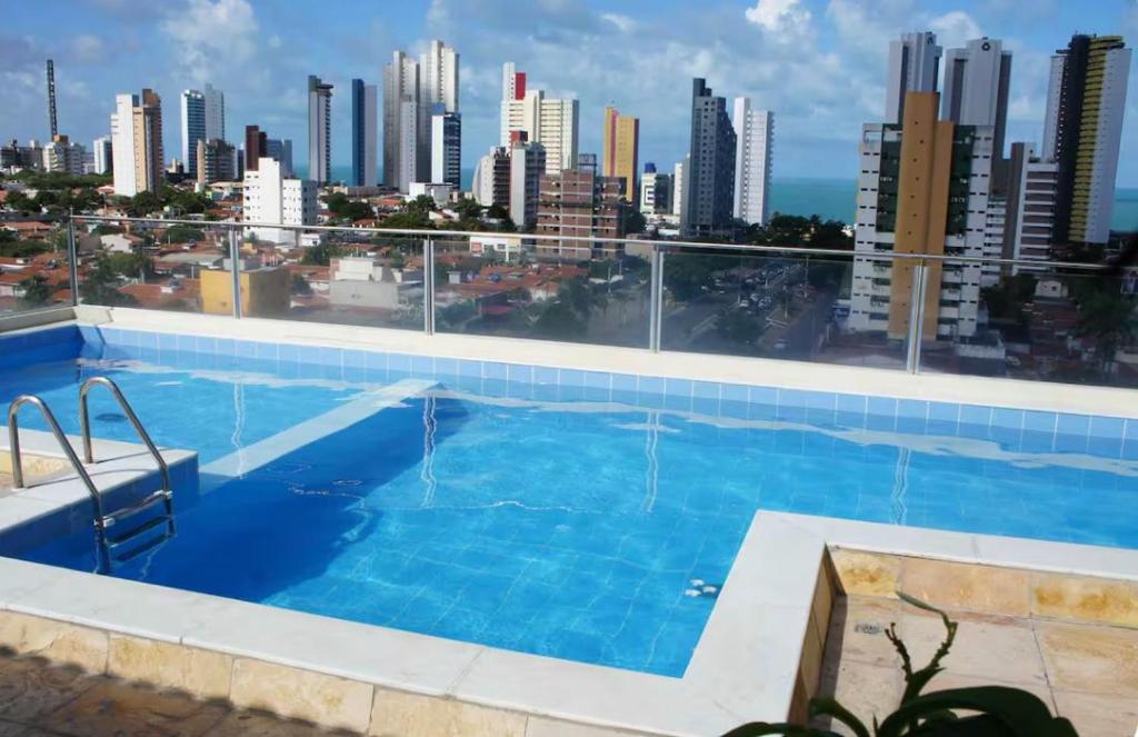 Manhatan Flat com 1 quarto, cozinha e sala, Natal