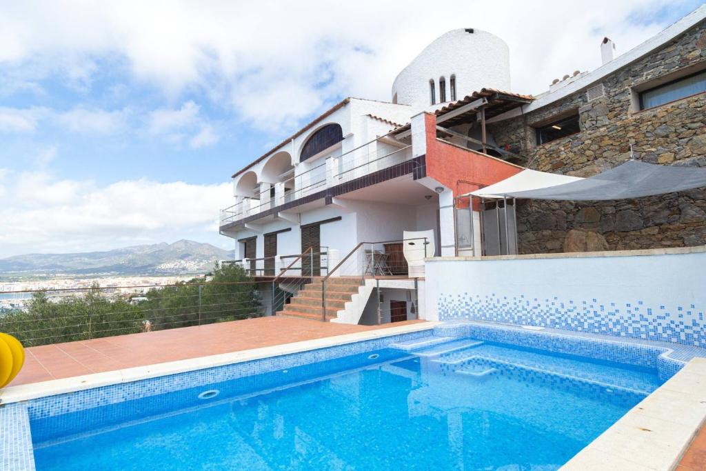 Villa Alco en Roses vistas preciosas del mar AV-68 - 5