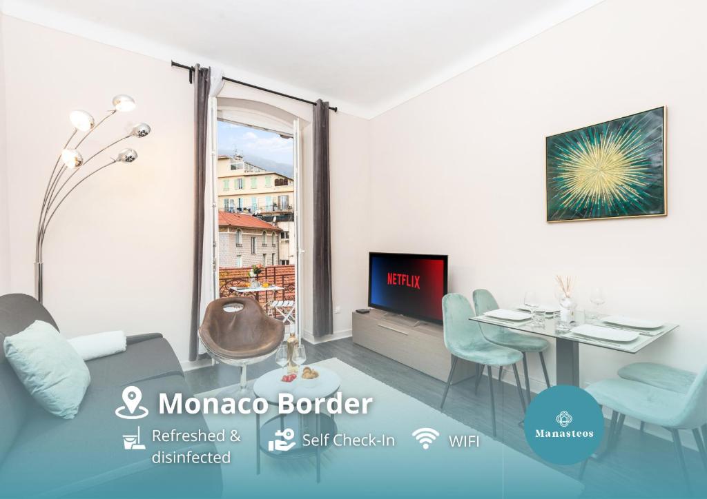 2mn Monaco - Charmant deux pièces - CV, Beausoleil