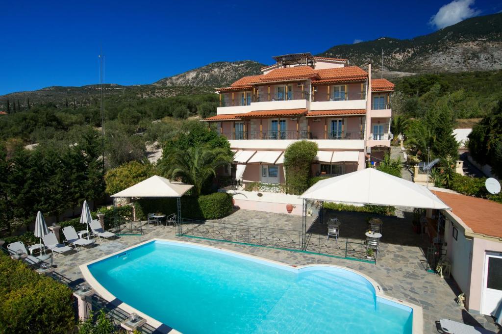 Nostos — Swimming pool in Mousata, Ionian Islands