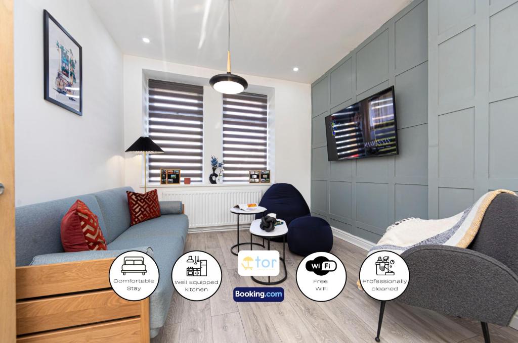 Explore Welsh Wonders, 3 Bedroom House By The One Retreats Short Lets & Serviced Accommodation Treharris, Nelson