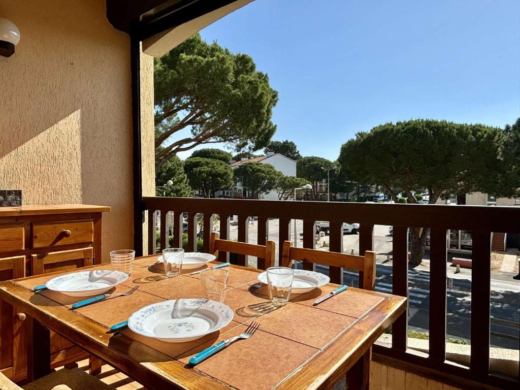 Studio cabine dans résidence avec piscine 4 couchages ARGELES SUR MER AR030-059 - 1