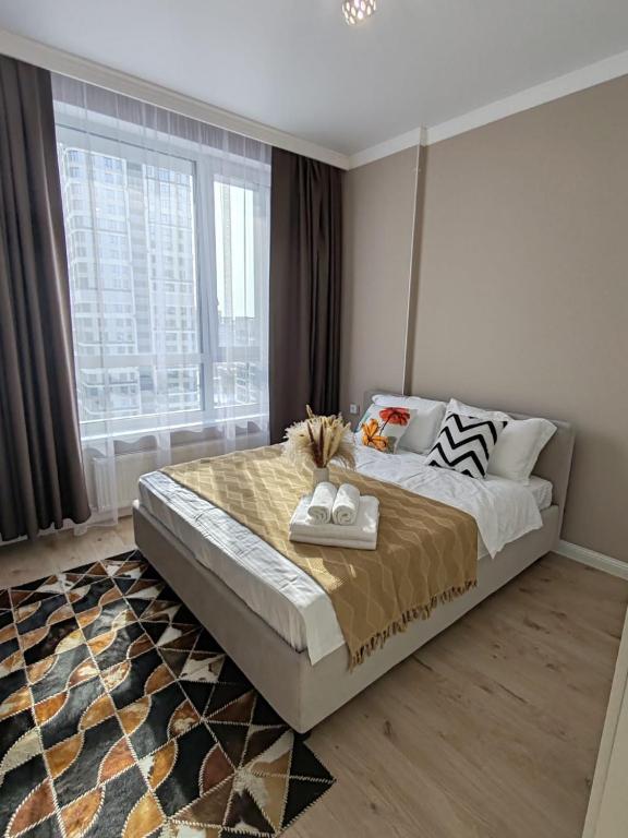 2х комнатная квартира бизнес класса ЖК Nexpo Union, Astana