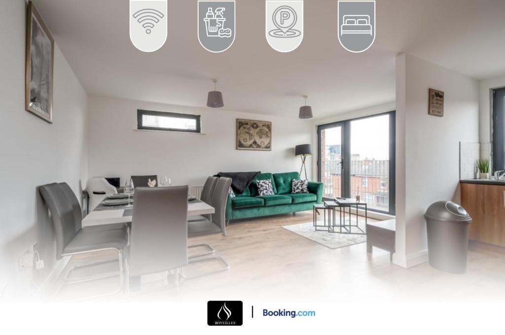 2 Bed Modern Cozy Apt By Boyeilles Apartments Short Lets & Serviced Accommodation Belfast With Free Wifi, Belfast