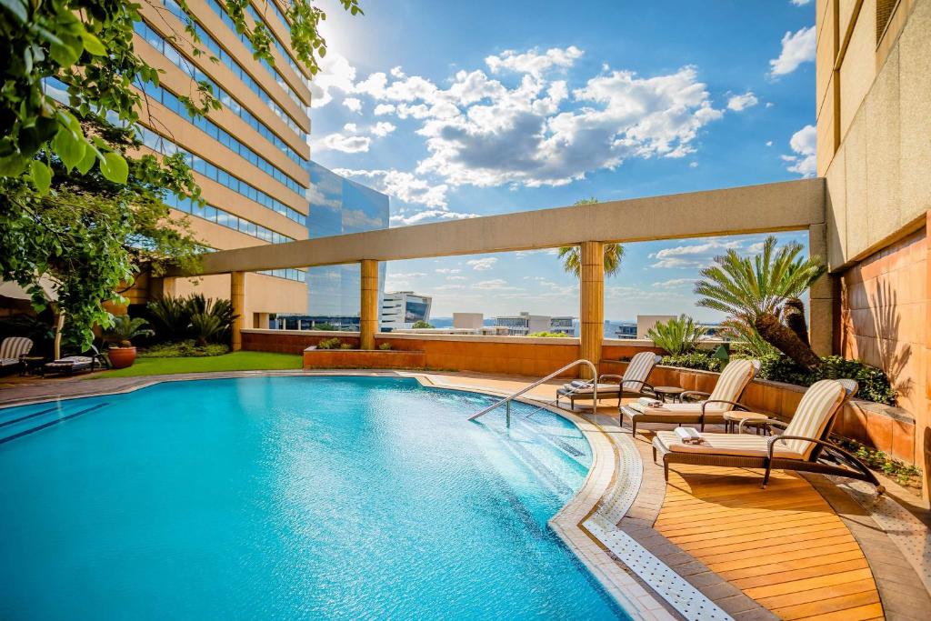 View, Sandton Sun and Towers in Johannesburg