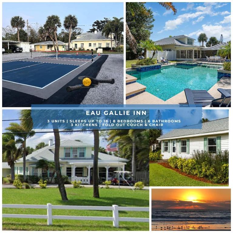 3 Units Sleeps 17 Pool Pickleball Beaches, Melbourne