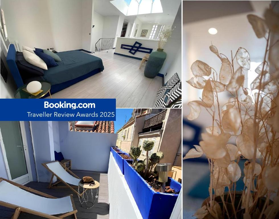 Cosy Triplex 120m2 Terrasse au Panier vue Major Vieux Port 7 couchages option Parking, Marseille