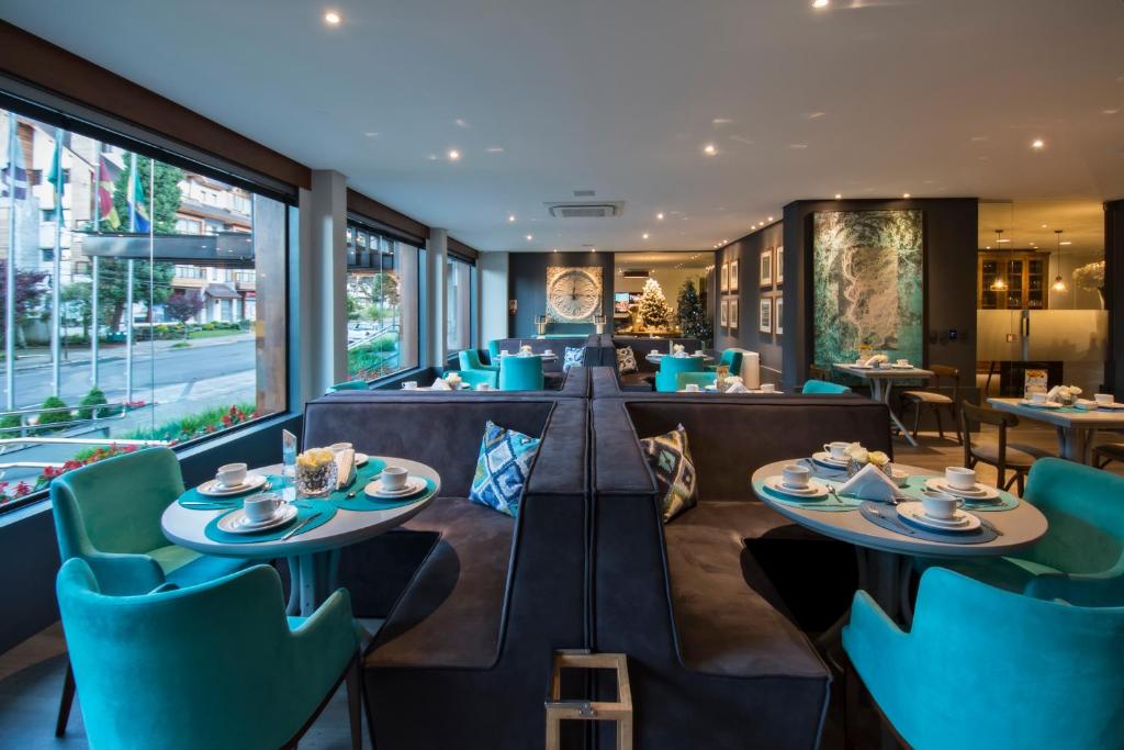 Restaurant, Hotel Cercano in Gramado