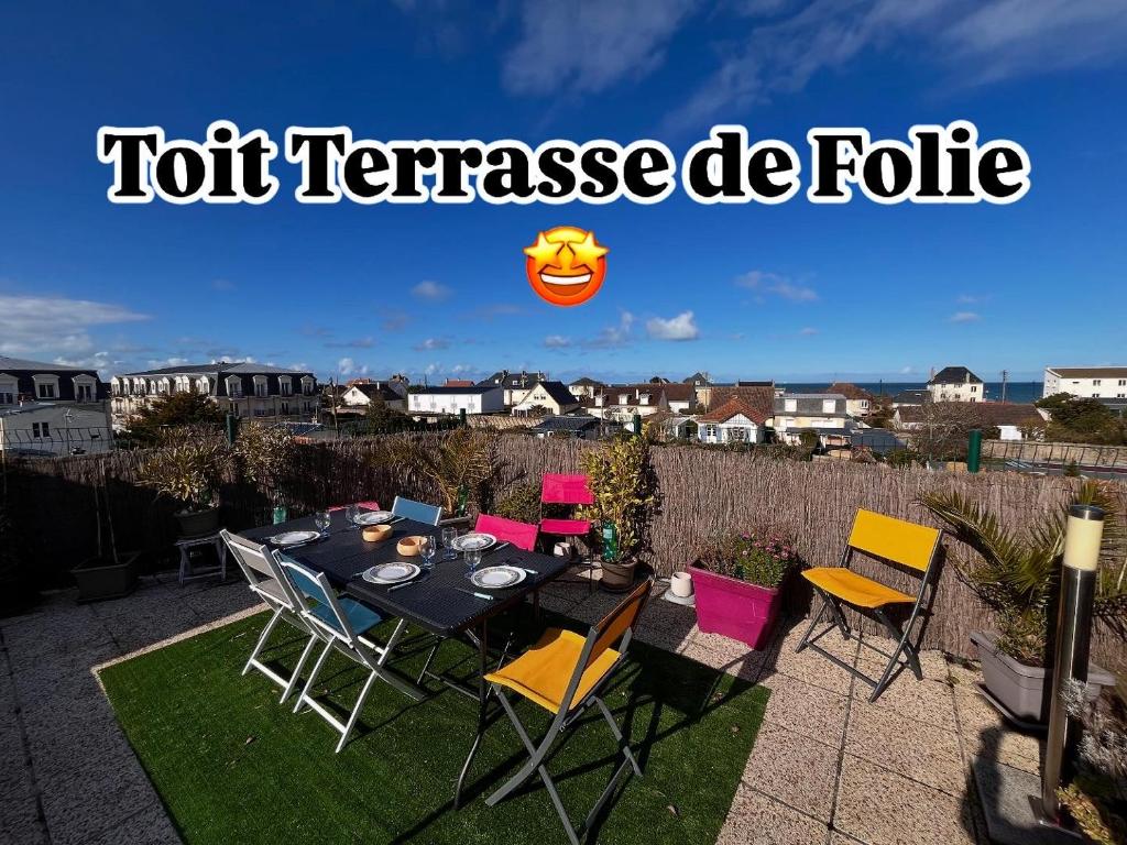 Sur les toits de St Aubin - La Mer, Saint-Aubin-sur-Mer