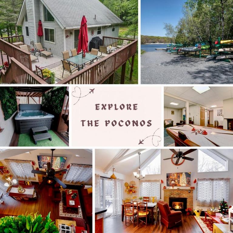 Poconos Getaway with Hot Tub-Close to Attractions, Perfect for Family &Friends!, Blakeslee