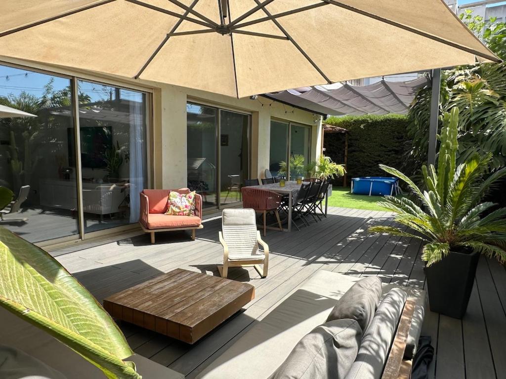 APT avec jardin à 50m des plages et restaurants - 3