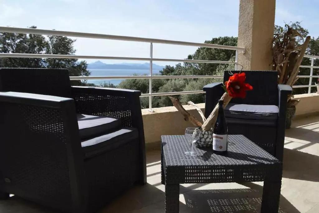 Villa avec vues exceptionnelles à 2 minutes de la plage, Farinole