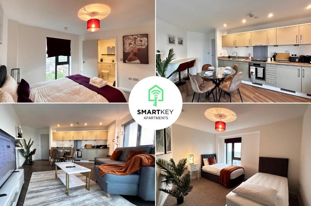 Executive 2 Bed 2 Bath Central Woking Flat with Free Parking, Horsell