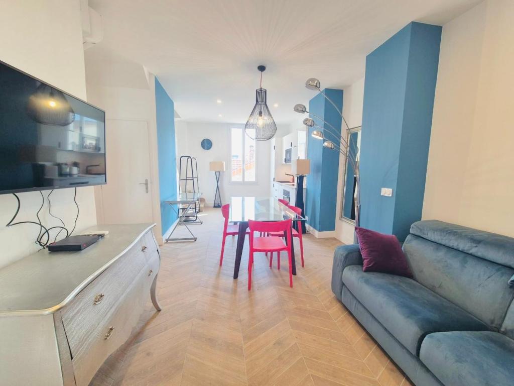 Luxury 3 bed 2 bath flat Cannes Croisette - 2