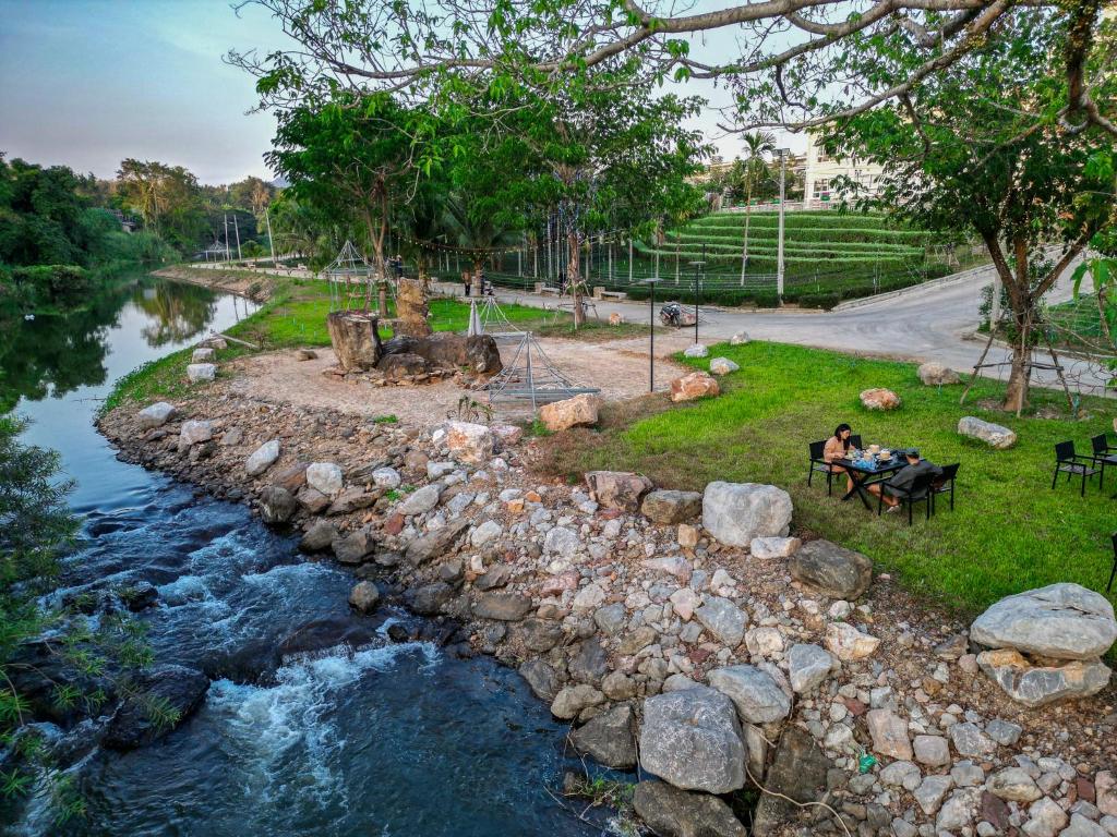 럭셔리한 농장 스테이의 객실 내부