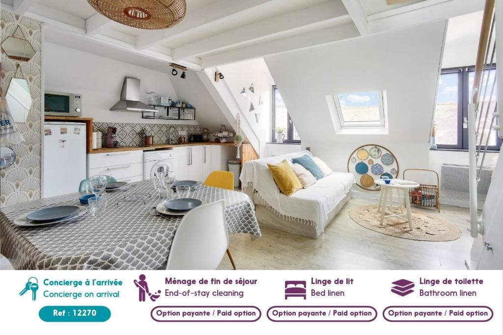 Appartement pour 4 à 200m de la plage du Prieuré - 2