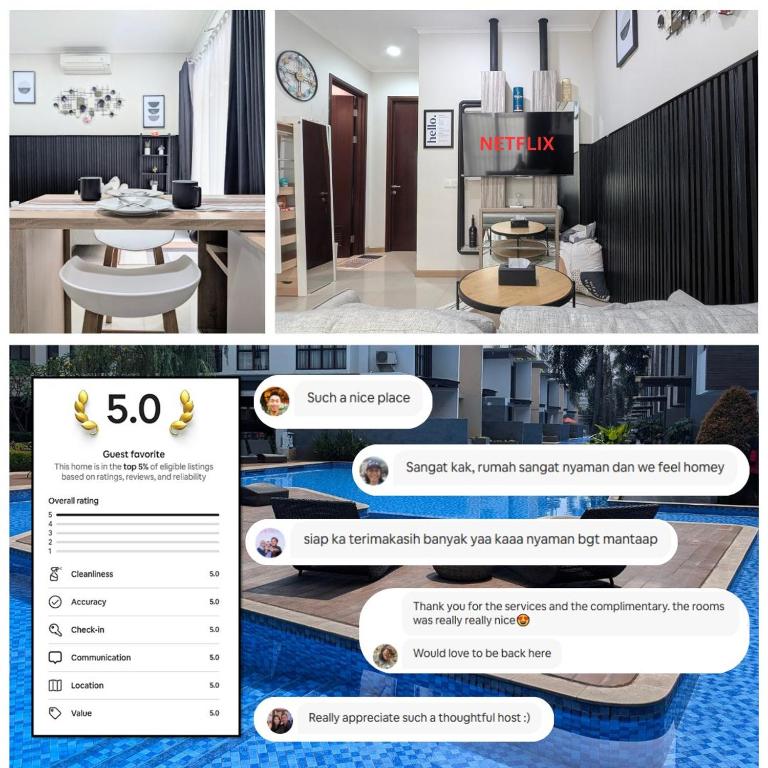 2BR Serviced Apartment at Vanya Park Asatti Garden BSD City, Tangerang