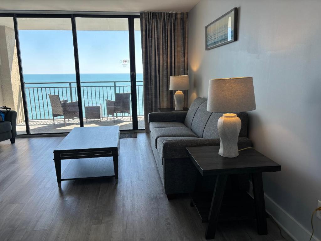 Scenic Views from the balcony at Ocean Forest Plaza Condos, Myrtle Beach