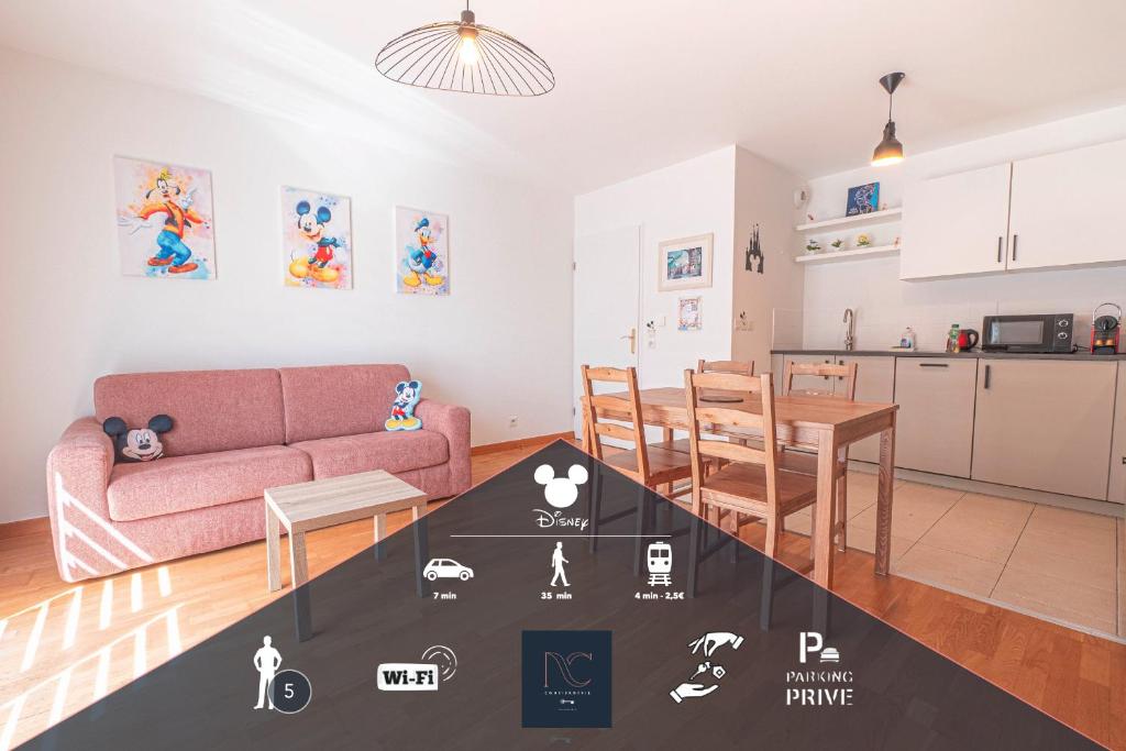 *Disneyland-Paris* 5 personnes, Parking, Wifi - 1