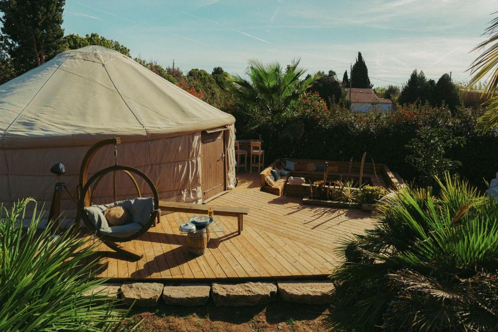Yourte piscine jardin - Quatre Murs Et Un Toit - 3