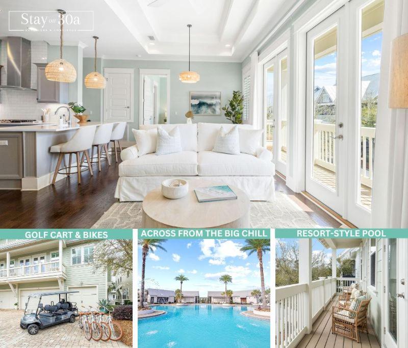 Shell Yeah by Stay on 30A, Pool, Bikes, Golf Cart, Inlet Beach