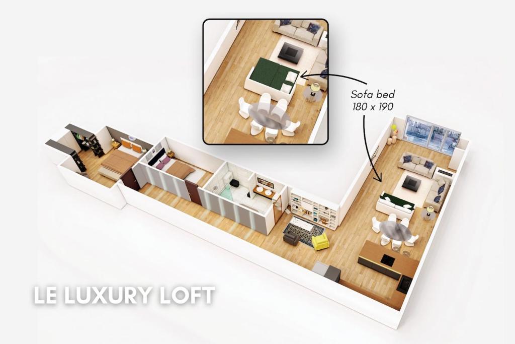 LE LUXURY LOFT - CENTER l DECEMBER MAR-KET l EUROPEAN PARLIAMENT l PARKING l NETFLIX - SPACIOUS & UNIQUE - LE LUXURY LOFT - CENTRE l MARCHÉ DE NOËL l PARLEMENT EUROPÉEN l PARKING l NETFLIX - SPACIEUX & UNIQUE - 5