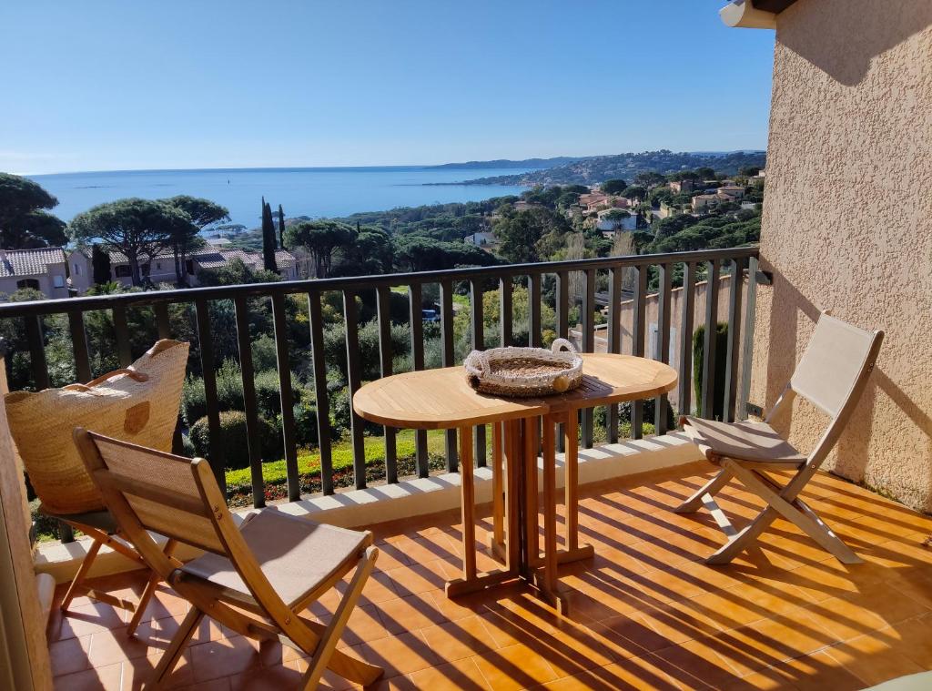 CHARMANT STUDIO AVEC TERRASSE et VUE MER EXCEPTIONNELLE, Sainte-Maxime