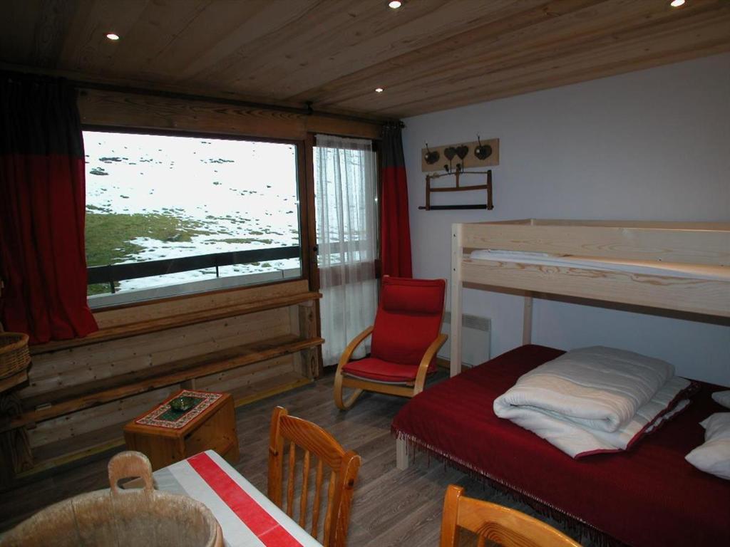 Studio confortable pour 3 près des remontées - Balcon et mobilier jardin - FR-1-676-217 - 2