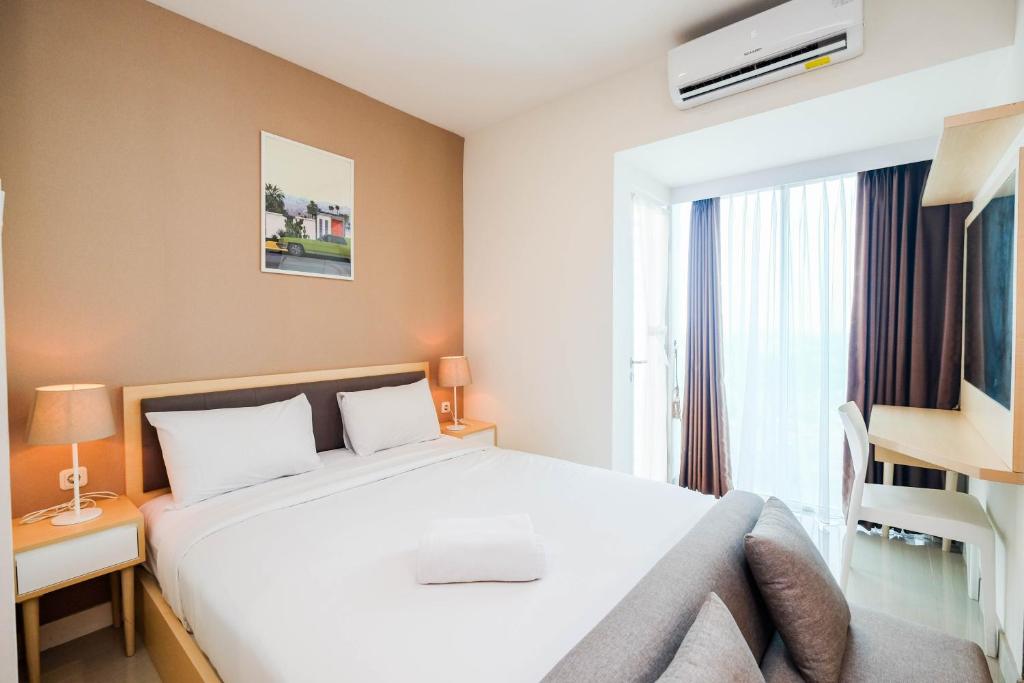 Spacious Studio at Grand Kamala Lagoon Apartment By Travelio, Bekasi