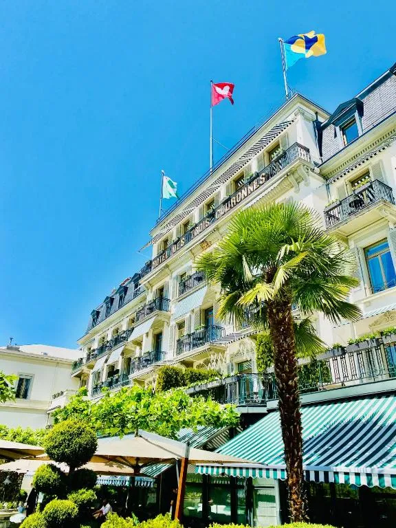 Hôtel Des Trois Couronnes & Spa - The Leading Hotels of the World，位于沃韦的酒店