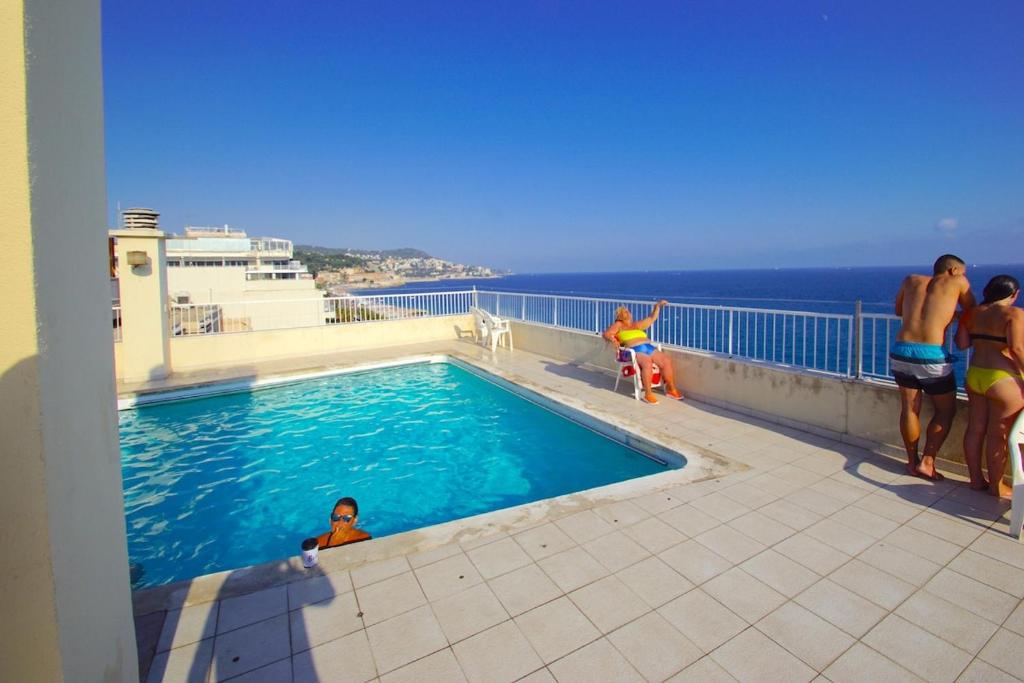#40 Studio Luxembourg Promenade Swimmingpool Rooftop, Nice