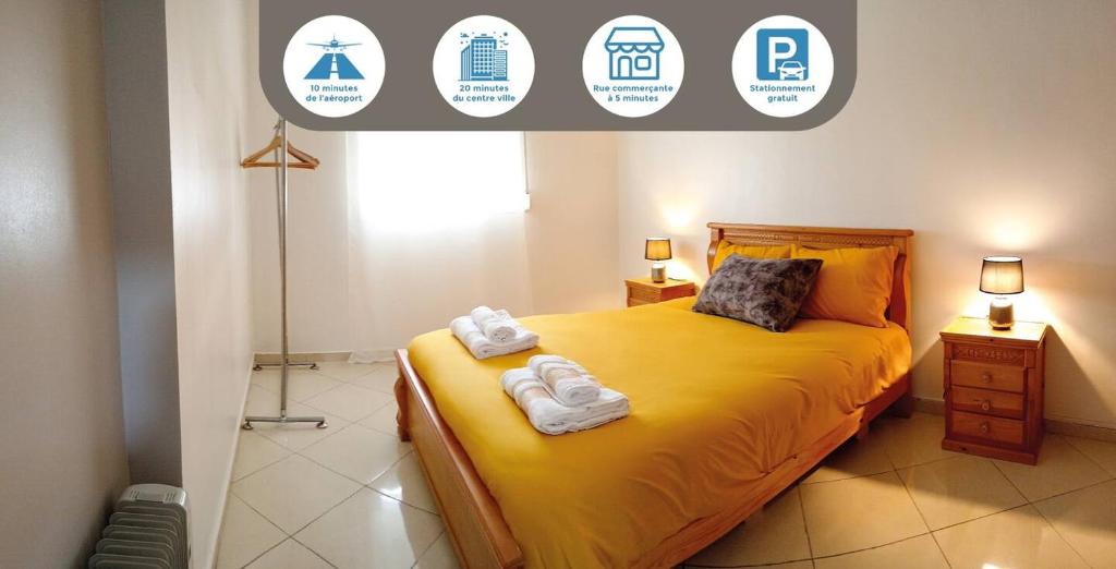 CharmantT1, rénové, Proche Aéroport,Gare routiere, Tanger