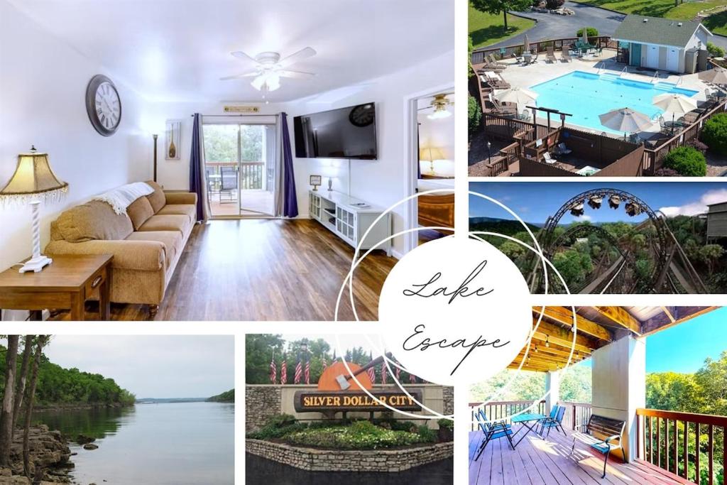 The Cove 21-3 By SDC, Big Deck, Pool, Hot Tub, By Lake, No Stairs, Branson