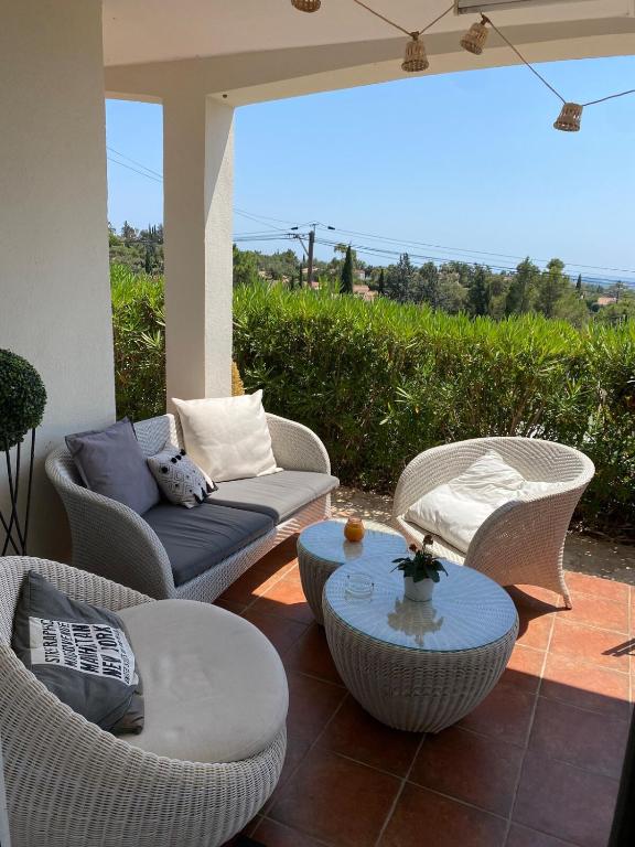 Maison au calme dans résidence privée avec piscine vue mer - 4