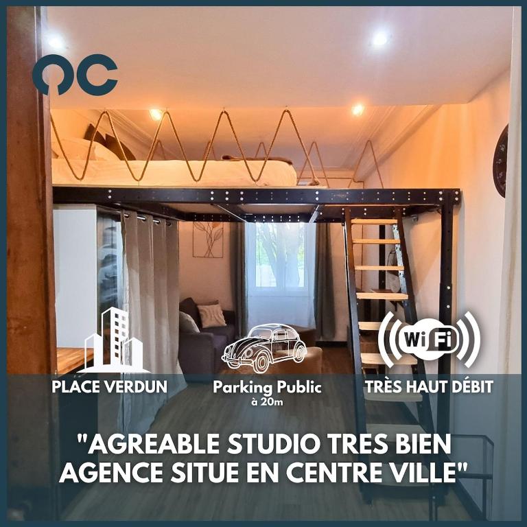 Le Verdun - Agréable studio en centre ville, Pau