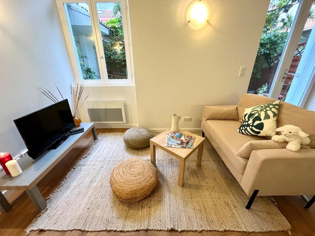 Studio 3 personnes avec terrasse 50 m de la Grande Plage Biarritz Surf - 4