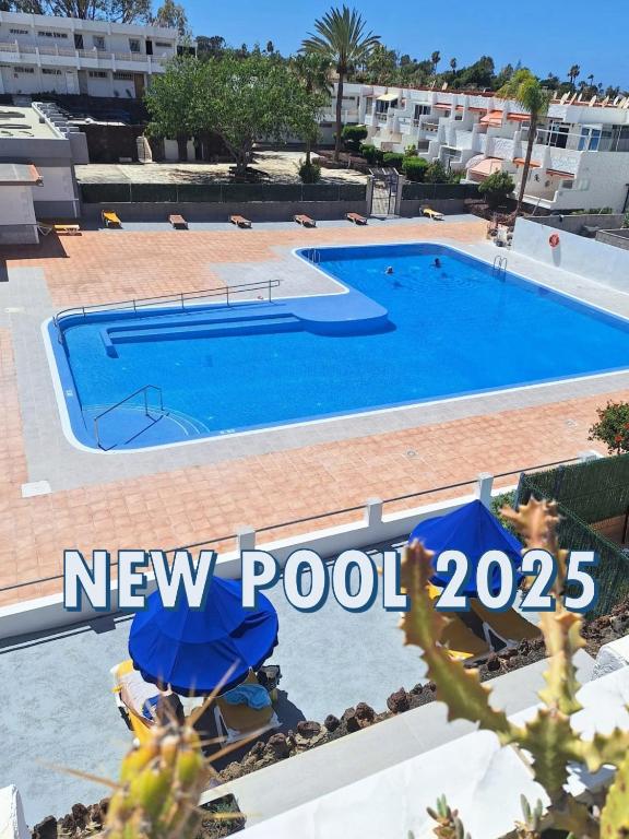 EL CHAPARRAL Studio-appartement with fantastic pool- view and STRONG WIFI, Costa del Silencio