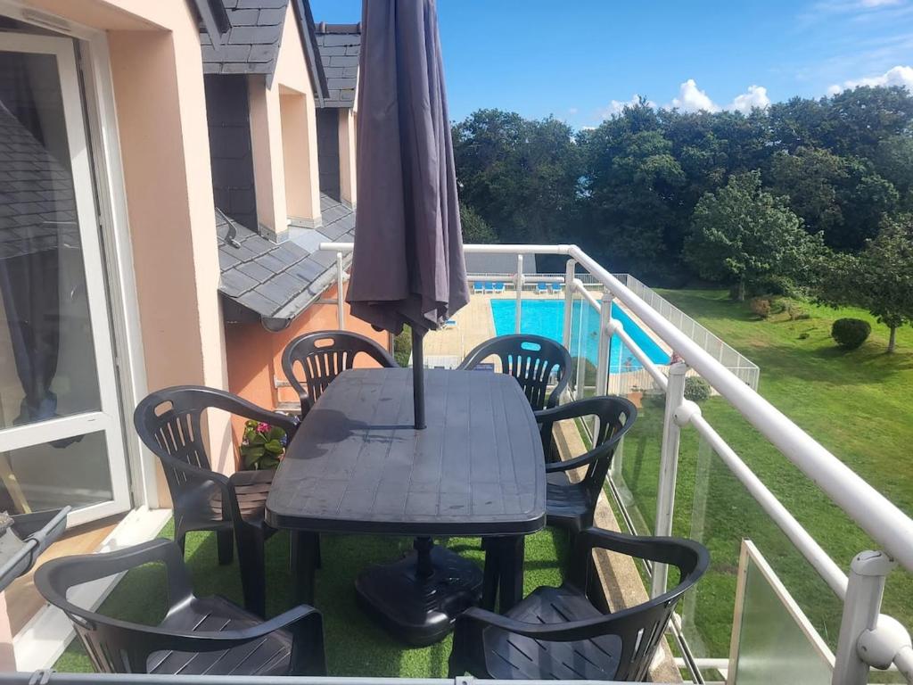 Appartement dans une résidence avec piscines, Carantec
